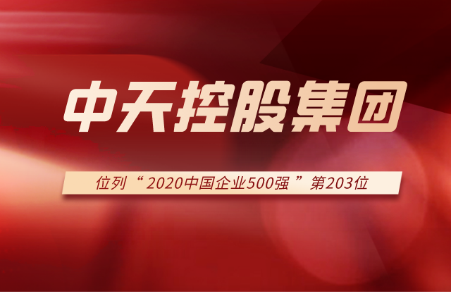 9001DCC金沙集团列2020中国企业500强第203位！